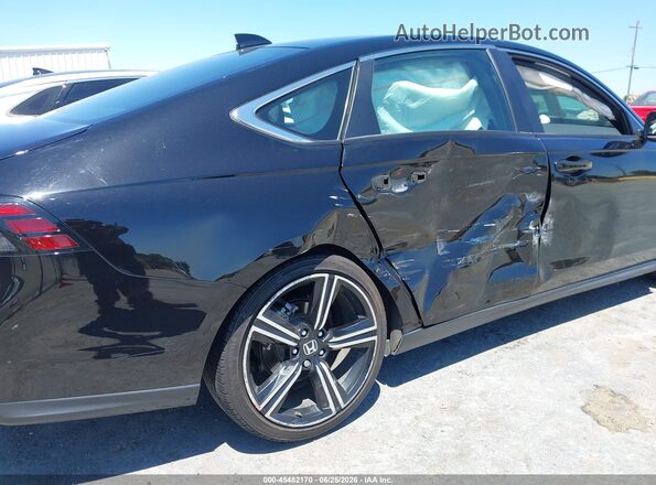 1HGCY2F57RA059415 2024 HONDA ACCORD Black Вид щитка приладів