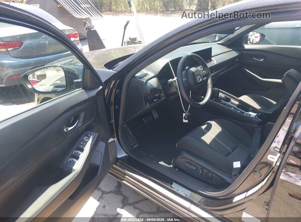 1HGCY2F57SA050140 2025 HONDA ACCORD Black Front interior view