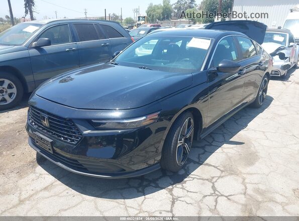 1HGCY2F57SA050140 2025 HONDA ACCORD Black Front left