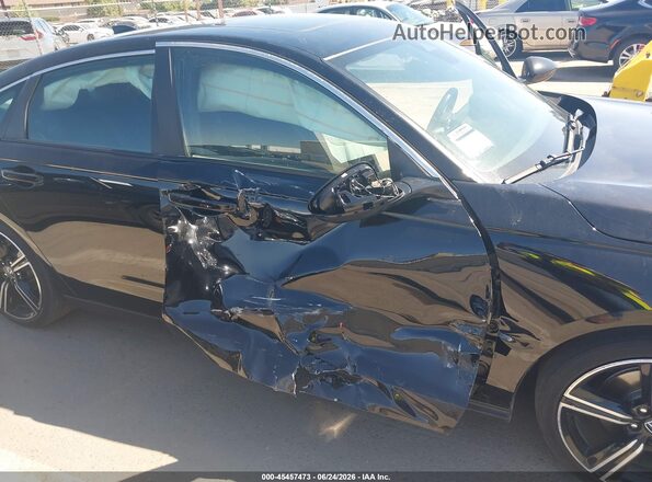 1HGCY2F57SA067715 2025 HONDA ACCORD Black Դիմացի տեսք