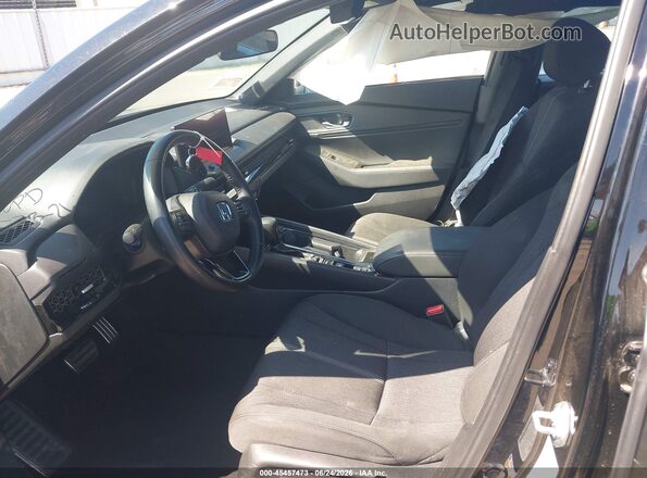1HGCY2F57SA067715 2025 HONDA ACCORD Black Սալոնի դիմացի տեսք