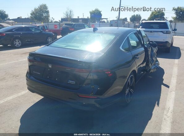 1HGCY2F57SA067715 2025 HONDA ACCORD Black Հետևի աջ