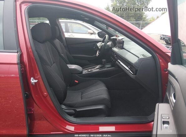 1HGCY2F57TA023182 2026 HONDA ACCORD Red Widok wnętrza z przodu