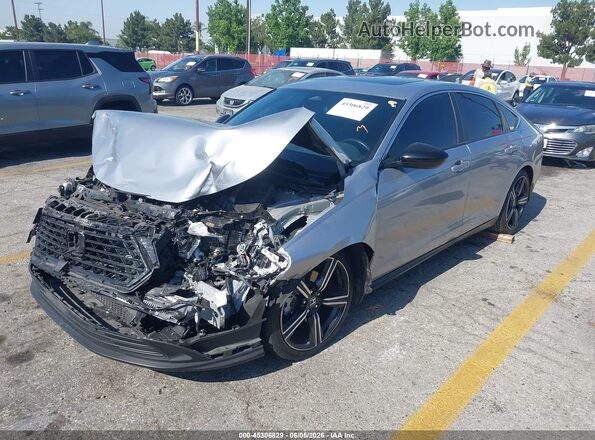 1HGCY2F58PA050879 2023 HONDA ACCORD Silver Առջևի ձախ երեք քառորդ տեսարան