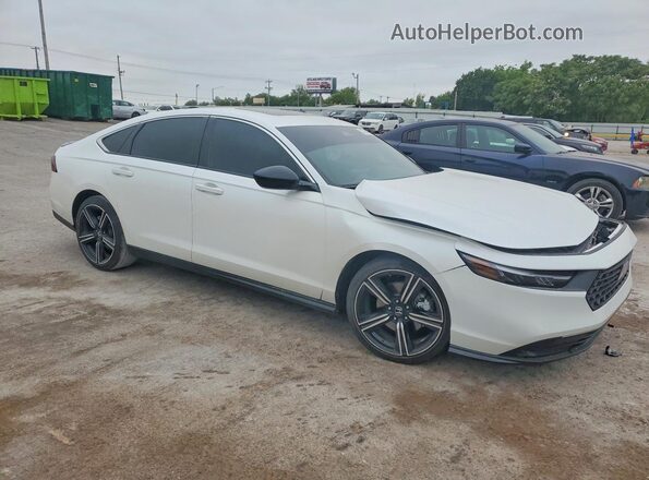 1HGCY2F58PA066841 2023 HONDA ACCORD White Передня права чверть