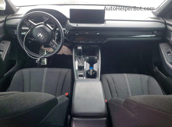 1HGCY2F58PA066841 2023 HONDA ACCORD White Вид панелі приладів