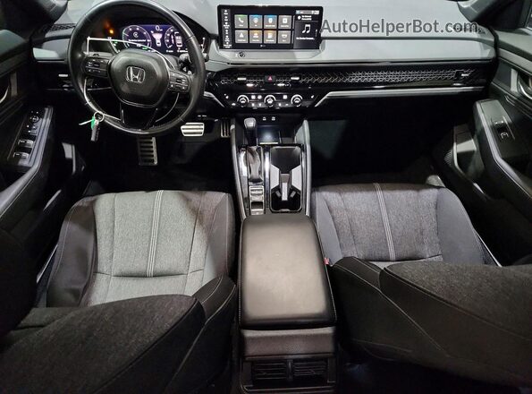 1HGCY2F58SA014151 2025 HONDA ACCORD Gray Вид панелі приладів