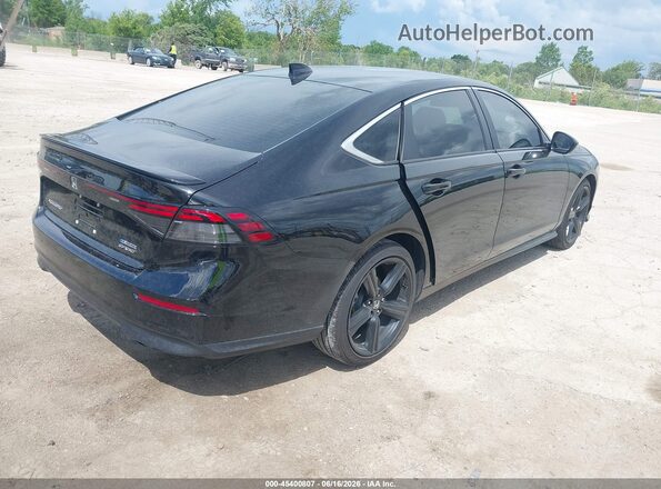 1HGCY2F58SA091702 2025 HONDA ACCORD Black უკანა მარჯვენა