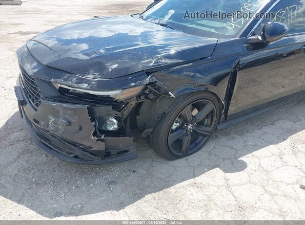 1HGCY2F58SA091702 2025 HONDA ACCORD Black წინა ხედი