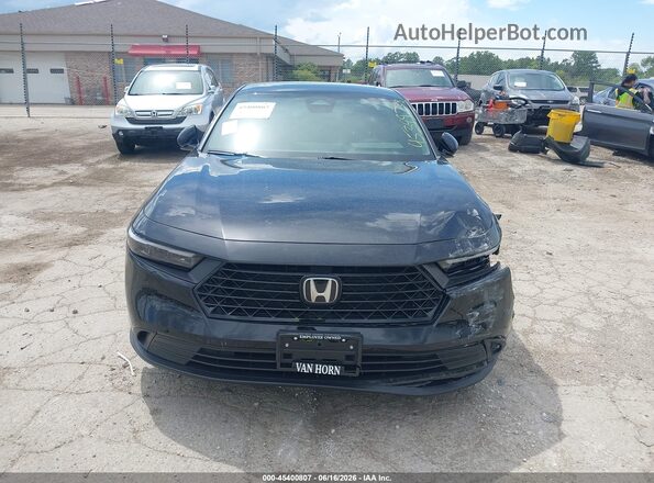 1HGCY2F58SA091702 2025 HONDA ACCORD Black წინა პანელის ხედი