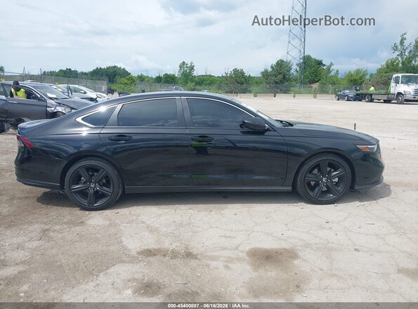 1HGCY2F58SA091702 2025 HONDA ACCORD Black ხელსაწყოთა პანელის ხედი