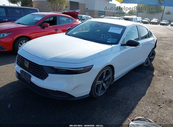 1HGCY2F59PA005420 2023 HONDA ACCORD White Przód lewy