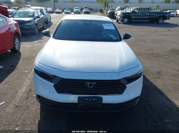 1HGCY2F59PA005420 2023 HONDA ACCORD White Widok zestawu wskaźników
