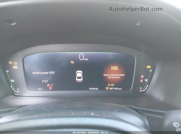 1HGCY2F59PA005420 2023 HONDA ACCORD White Widok tylnych siedzeń