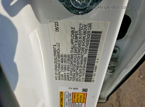 1HGCY2F59PA046856 2023 HONDA ACCORD White Вид підкапотного простору