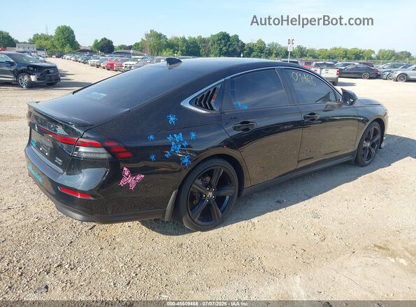 1HGCY2F59PA049322 2023 HONDA ACCORD Black Trasero derecho