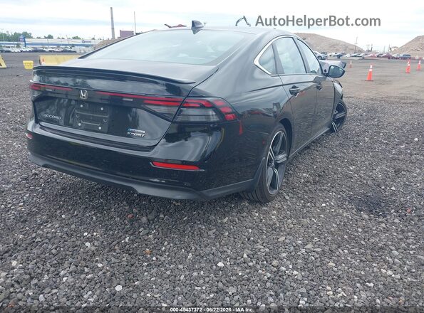 1HGCY2F59RA026013 2024 HONDA ACCORD Черный Задняя правая четверть