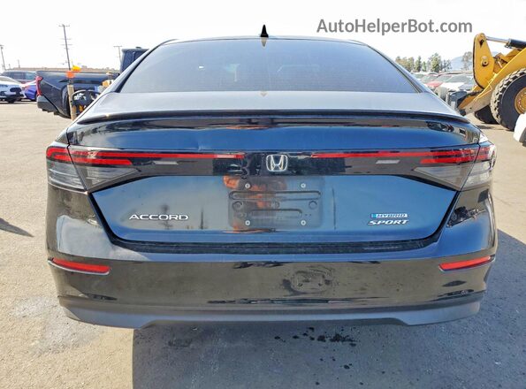 1HGCY2F59SA040578 2025 HONDA ACCORD Black Вид ззаду