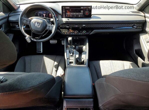 1HGCY2F59SA040578 2025 HONDA ACCORD Black Вид панелі приладів