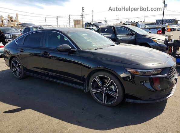 1HGCY2F59SA040578 2025 HONDA ACCORD Black Передня права чверть
