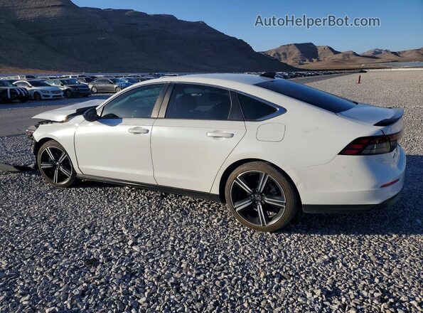1HGCY2F5XPA037129 2023 HONDA ACCORD White Rear left