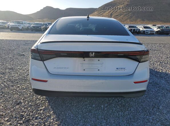 1HGCY2F5XPA037129 2023 HONDA ACCORD White Rear view
