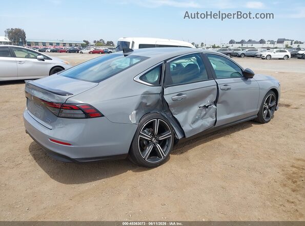 1HGCY2F5XRA050370 2024 HONDA ACCORD Gray Trasero derecho