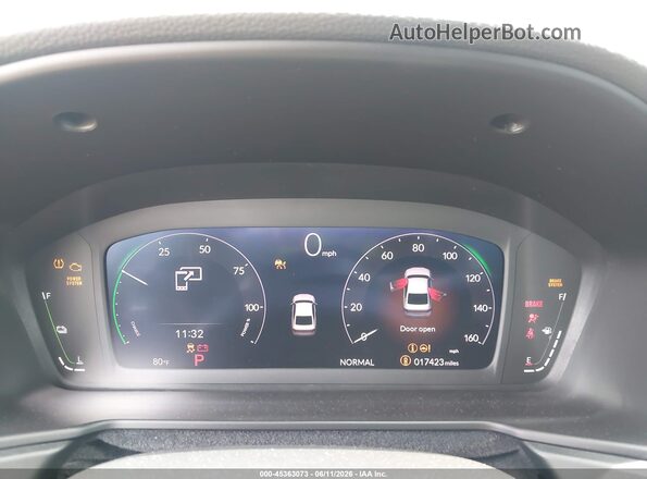 1HGCY2F5XRA050370 2024 HONDA ACCORD Gray Vista de los asientos traseros