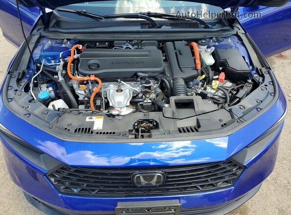 1HGCY2F5XRA065547 2024 HONDA ACCORD Blue Вид задньої частини салону