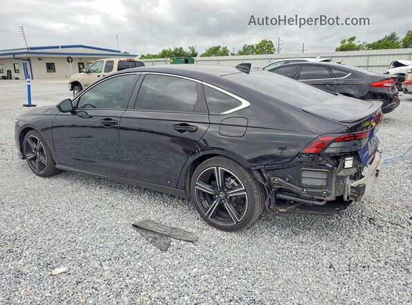 1HGCY2F5XSA097162 2025 HONDA ACCORD Black Հետևի ձախ