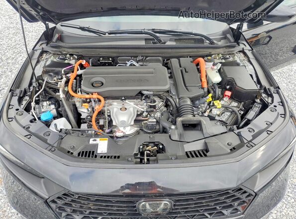 1HGCY2F5XSA097162 2025 HONDA ACCORD Black Սալոնի հետևի տեսք