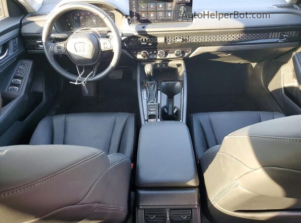 1HGCY2F60PA018954 2023 HONDA ACCORD Gray Dashboard view