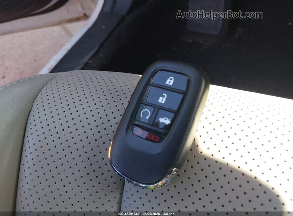 1HGCY2F60RA007407 2024 HONDA ACCORD HYBRID White Widok deski rozdzielczej