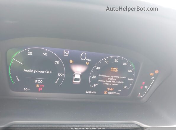 1HGCY2F60SA007154 2025 HONDA ACCORD Blue Widok tylnych siedzeń