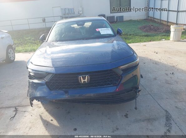 1HGCY2F60SA007154 2025 HONDA ACCORD Blue Widok zestawu wskaźników
