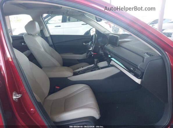 1HGCY2F60SA035469 2025 HONDA ACCORD Красный Вид салона спереди