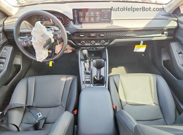 1HGCY2F60TA007348 2026 HONDA ACCORD Black Widok deski rozdzielczej