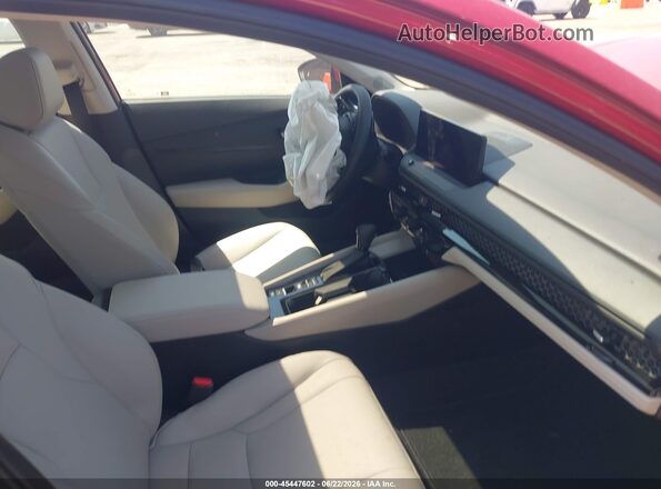 1HGCY2F61TA007083 2026 HONDA ACCORD Red Widok wnętrza z przodu