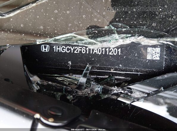 1HGCY2F61TA011201 2026 HONDA ACCORD Черный Вид подкапотного пространства