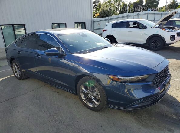 1HGCY2F62PA063684 2023 HONDA ACCORD Синий Передняя правая четверть