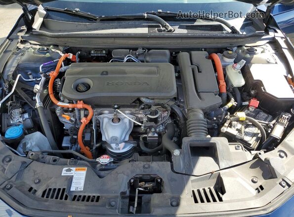 1HGCY2F62PA063684 2023 HONDA ACCORD Синий Вид задней части салона
