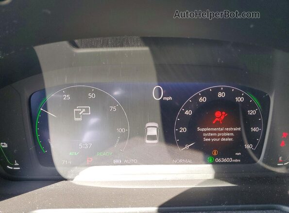 1HGCY2F62PA063684 2023 HONDA ACCORD Синий Вид щитка приборов