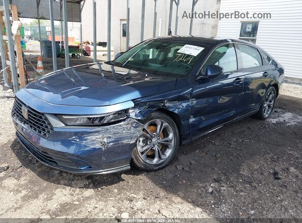 1HGCY2F62RA084795 2024 HONDA ACCORD Dark Blue წინა მარცხენა ხედი სამი მეოთხედიდან