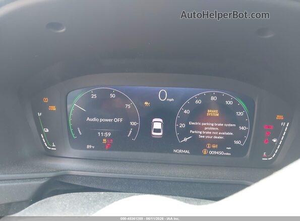 1HGCY2F62TA000868 2026 HONDA ACCORD Dark Blue Вид задних сидений