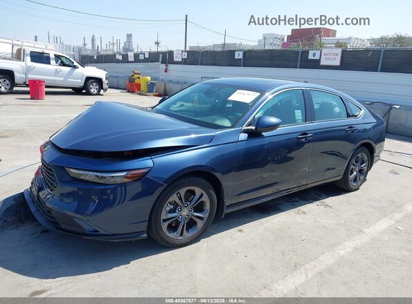 1HGCY2F63SA003356 2025 HONDA ACCORD Blue Передня ліва чверть