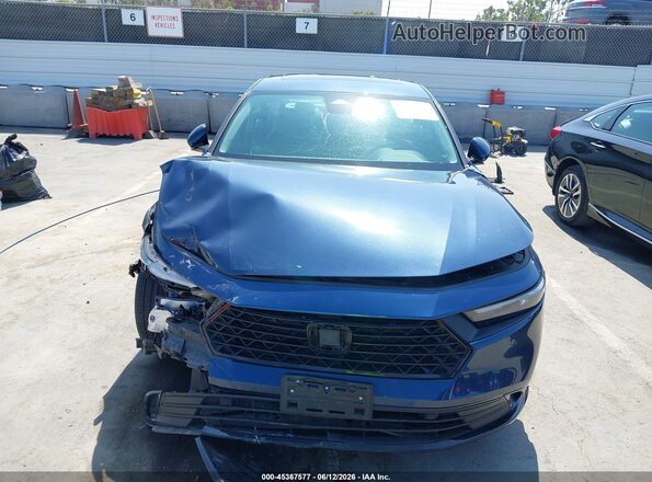 1HGCY2F63SA003356 2025 HONDA ACCORD Blue Вид щитка приладів