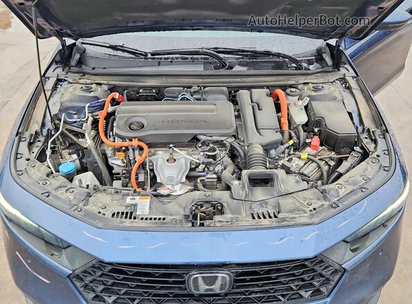1HGCY2F64RA009337 2024 HONDA ACCORD Синий Вид задней части салона