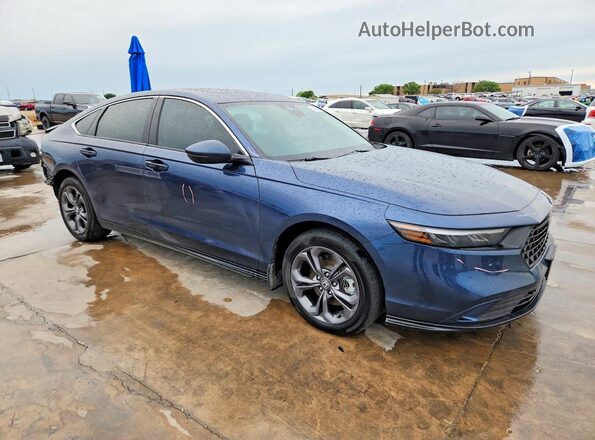 1HGCY2F64RA009337 2024 HONDA ACCORD Синий Передняя правая четверть