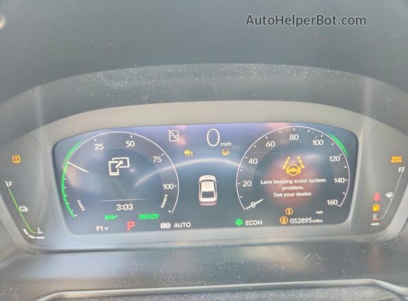 1HGCY2F65PA012101 2023 HONDA ACCORD White Սարքավորումների վահանակի տեսք