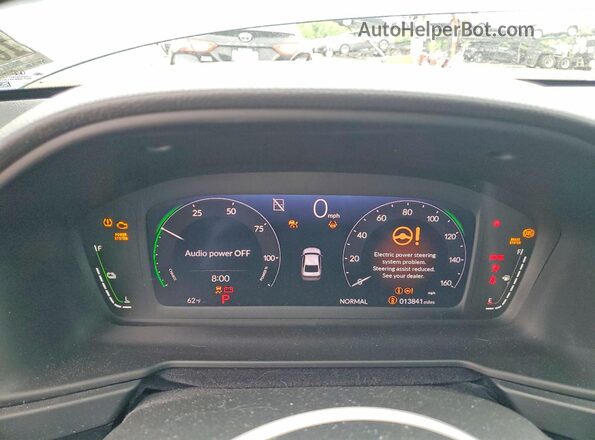 1HGCY2F65SA000250 2025 HONDA ACCORD Blue Widok zestawu wskaźników